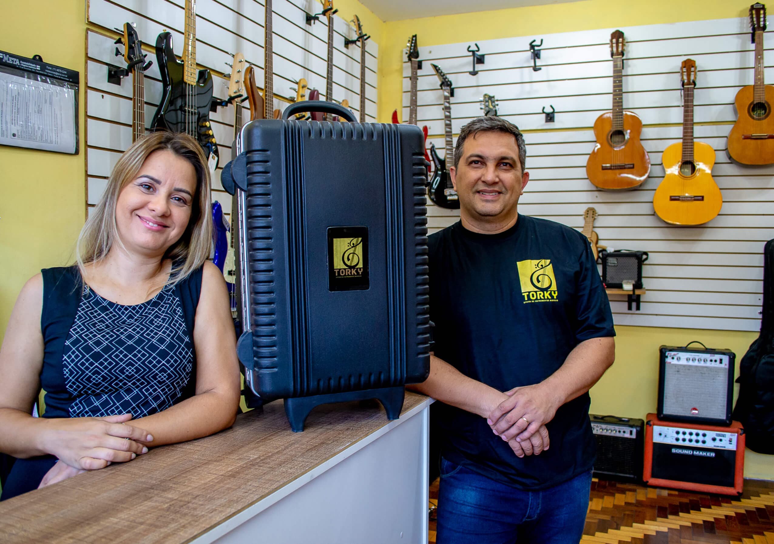 Márcia Gregini e Paulo Torquato, fundadores da Torky